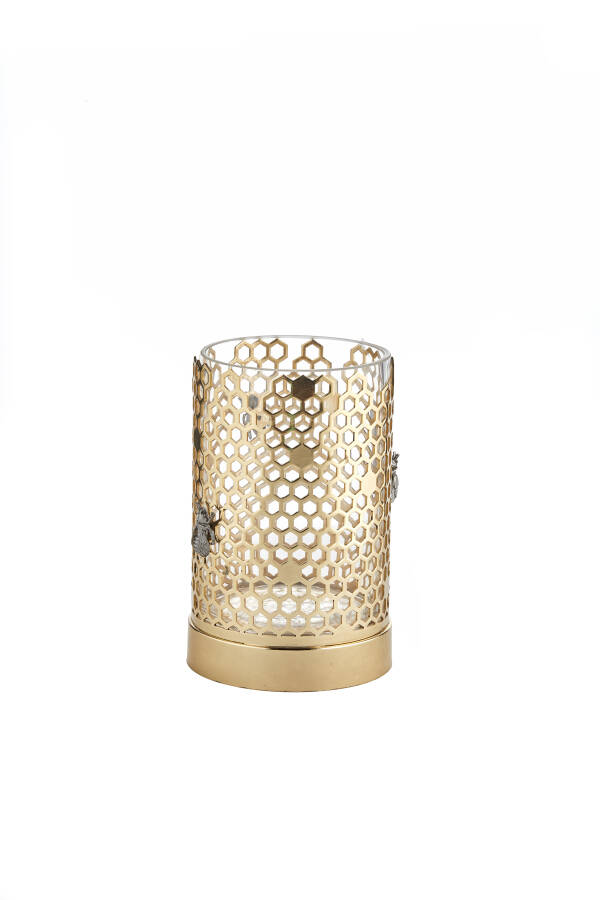 Cornella 20 Cm Arılı Vazo Gold ( Bee-30 ) - 1