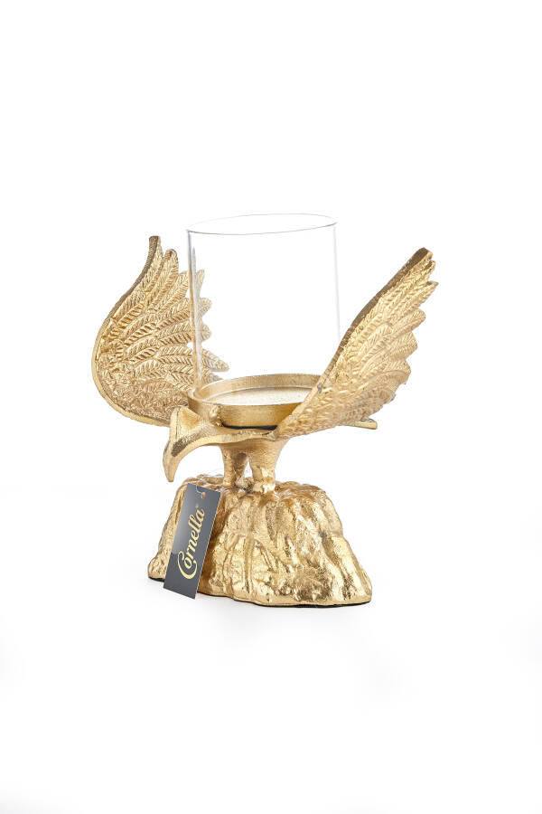 Cornella 26 X 25 Cm Alım.Gold Dek.Kartal Şamdan ( Forrest-60 ) - 1