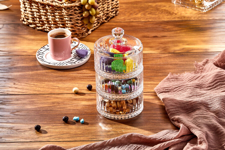 3 Katlı Şekerlik Sade - 7