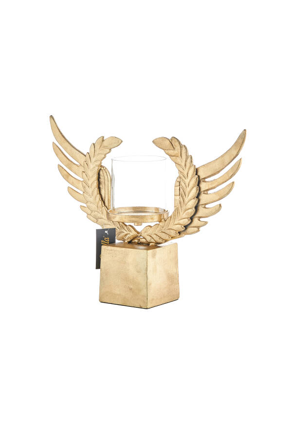 Cornella 33X43 Cm Gold Alim.Dek.Kartal Şamdan ( Forrest-210 ) - 1