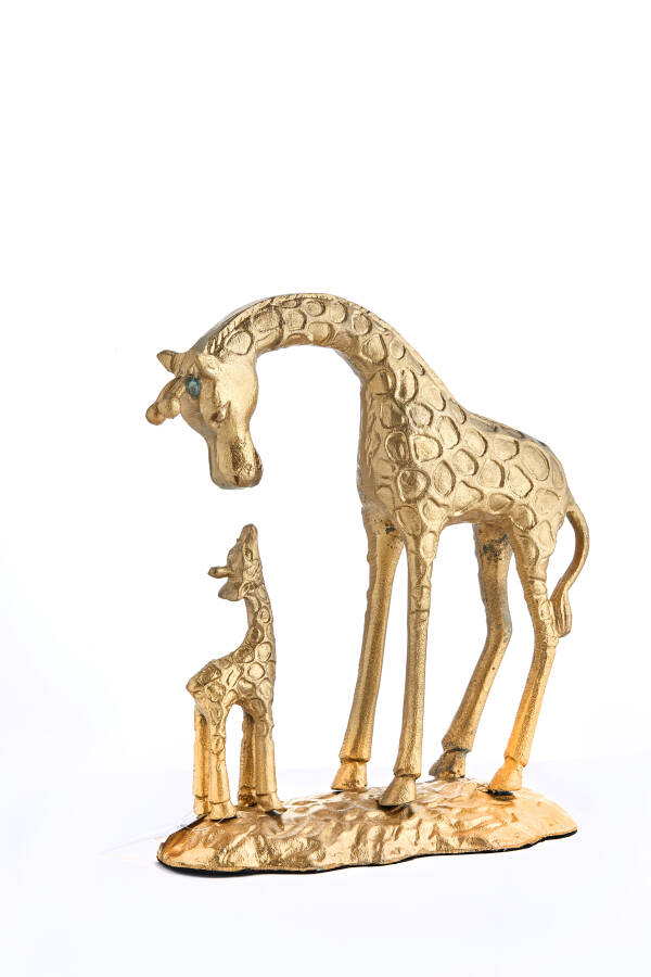 Cornella 40 Cm Gold Alım.Dek.Yavrulu Zürafa ( Forrest-80 ) - 1