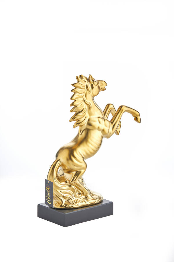 Cornella 40 Cm Seramik Mat Gold Kaideli At Obje ( Dream-42 ) - 1