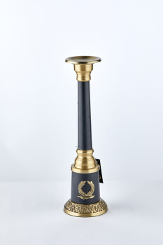 Cornella 42 Cm Döküm Pirinç Şamdan ( Carla-7 ) - 1