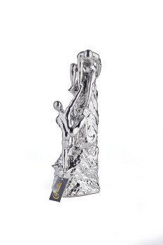 Cornella 42 Cm Seramik Gümüş Dağcılar Obje ( Dream-9 ) - 1