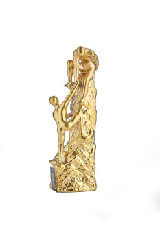 Cornella 42 Cm Seramik Mat Gold Dağcılar Obje ( Dream-10 ) - 1