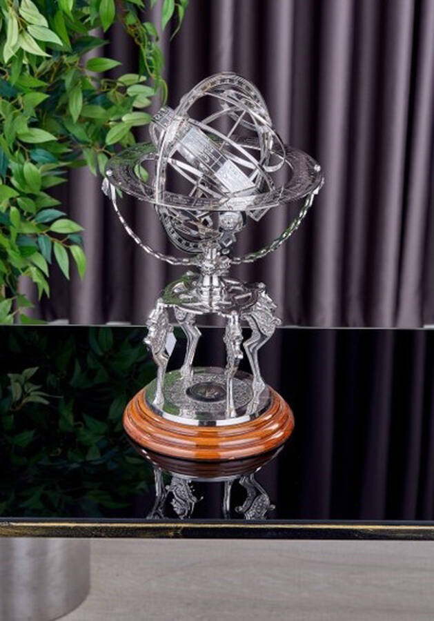 Cornella 46 Cm Lux Pirinç Döküm Pusula Ve Horoskop ( Offıce-24 ) - 1