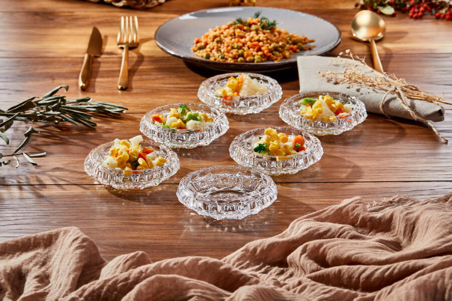 Cornella Kristal Detaylı Mini Çerezlik 6 lı - 6