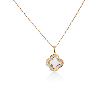 Mesmera 14K Sedefli Kolye - 1