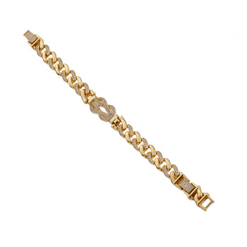 Mesmera Altın Kaplama 19 cm Bileklik - 1