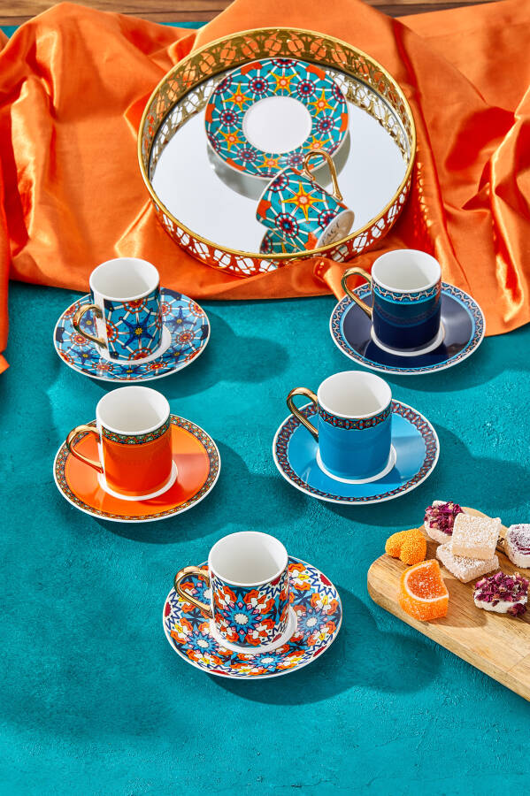 PAÇİ ELEGANZA 6 LI KAHVE FİNCANI TAKIMI - 1