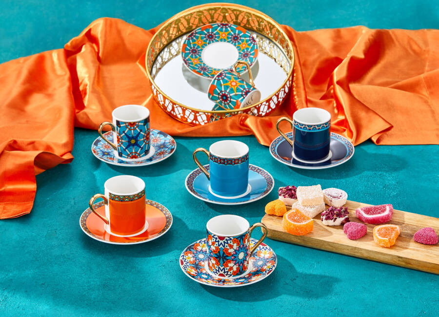 PAÇİ ELEGANZA 6 LI KAHVE FİNCANI TAKIMI - 8